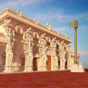 Rajagopura Courtyard Pancha Devata Pillar Sponsor